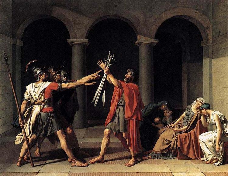 Jacques-Louis David Oath of the Horatii Germany oil painting art